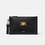 Medusa Biggie Small Pouch in Black/Gold