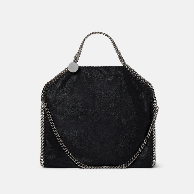 Falabella Fold-Over Tote in Black