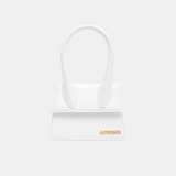 Le Chiquito Moyen Bag in White Handbags JACQUEMUS - LOLAMIR