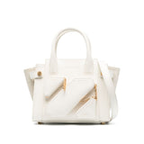 City Tote Small Top Handle in White Handbags OFF-WHITE - LOLAMIR