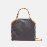 Falabella Mini Tote Bag in Shadow Black