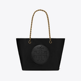 Ella Chain Tote Bag in Black