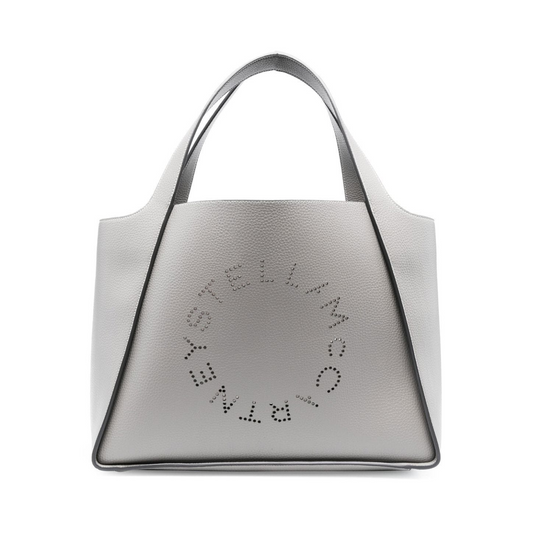 Stella Logo Large Tote Bag in Smoke Handbags STELLA MCCARTNEY - LOLAMIR