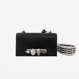 The Knuckle Satchel Bag in Black