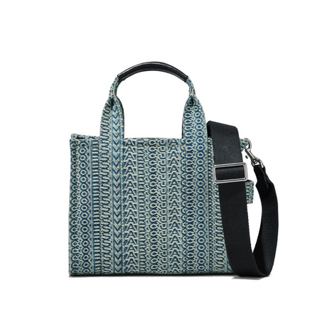 The Monogram Small Tote in Denim Handbags MARC JACOBS - LOLAMIR