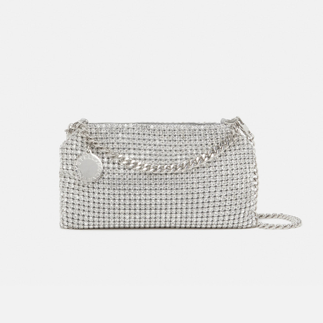 Falabella Crystal Mesh Shoulder Bag