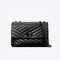 Kira Chevron Bag in Black/Black