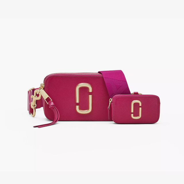 The Utility Snapshot in Lipstick Pink Handbags MARC JACOBS - LOLAMIR