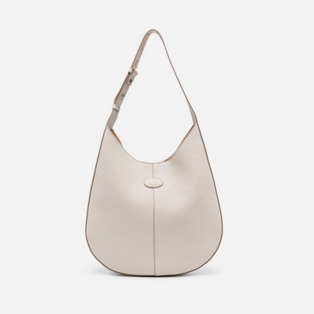 Di Bag Medium Hobo in Ivory