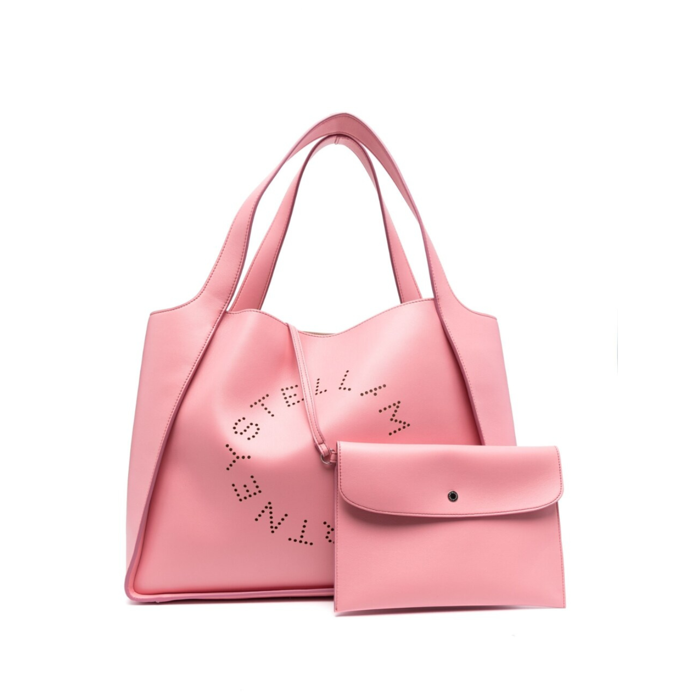 Stella Logo Large Tote Bag in Pink Handbags STELLA MCCARTNEY - LOLAMIR