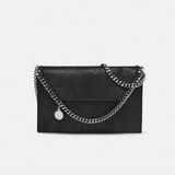 Falabella Wallet Crossbody Bag in Black/Silver