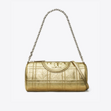 Fleming Barrel Bag in Gold