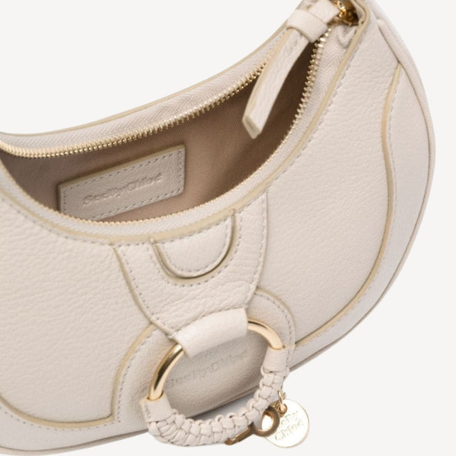 Hana Half Moon Bag in Cement Beige Handbags SEE BY CHLOE - LOLAMIR