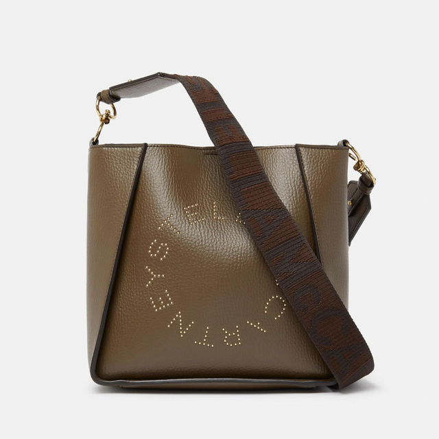 Logo Crossbody Bag in Chocolate Brown