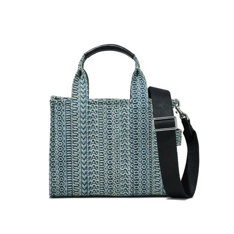 The Monogram Medium Tote in Denim Handbags MARC JACOBS - LOLAMIR