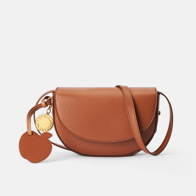 Frayme Whipstitch Small Shoulder Bag in Tan