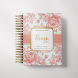 Light Marigolds | Weekly Spiral Planner |  Custom Start Month |Peach