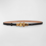 The Knuckle Belt in Black/Gold