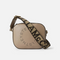 Logo Crossbody Camera Bag in Taupe