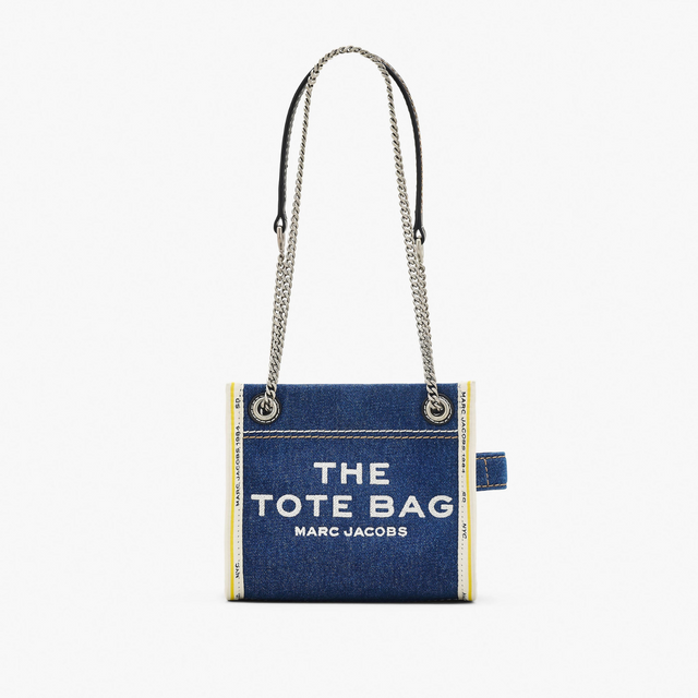 The Denim Chain Mini Tote Bag