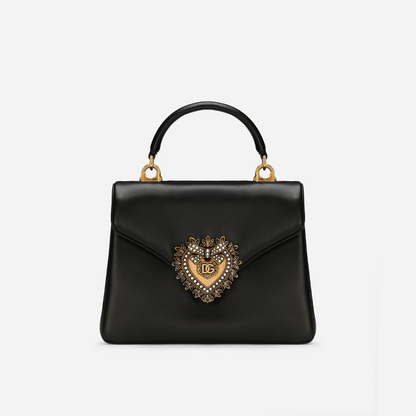 Devotion Medium Top Handle Bag in Black Handbags DOLCE & GABBANA - LOLAMIR