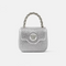 Crystal La Medusa Mini Bag in White Handbags VERSACE - LOLAMIR