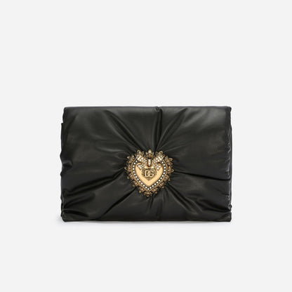 Devotion Soft Medium Crossbody Bag in Black Handbags DOLCE & GABBANA - LOLAMIR