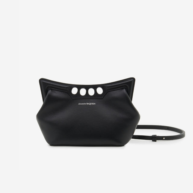 The Peak Bag Mini in Black Handbags ALEXANDER MCQUEEN - LOLAMIR