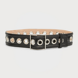 Eyelet Belt in Black