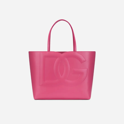DG Logo Medium Shopper in Fuchsia Handbags DOLCE & GABBANA - LOLAMIR