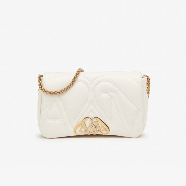 The Seal Small in Soft Ivory Handbags ALEXANDER MCQUEEN - LOLAMIR