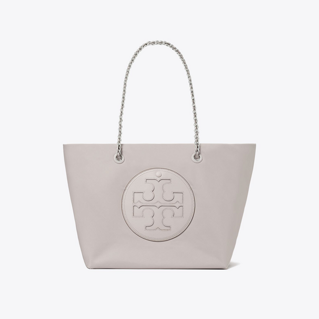 Ella Chain Tote Bag in Bay Gray