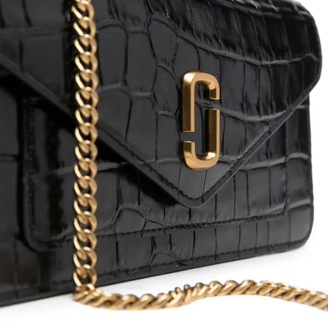 The Longshot Chain Wallet in Black Handbags MARC JACOBS - LOLAMIR