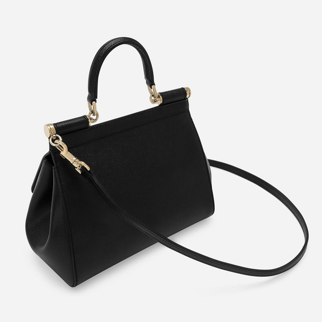 Sicily Medium Handbag in Black