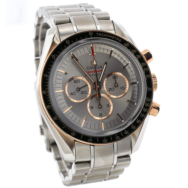Speedmaster Professional Tokyo Olympic Chronograph Limited Edition Manual Watch Stainless Steel and Rose Gold 42 - Preowned Watches OMEGA - LOLAMIR