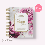Teacher Planner 2026-2027, Monthly & Weekly High School Lesson Plan, Custom Spiral Hardcover, Academic Year, Back to School Teacher Gift in color pink - view 11