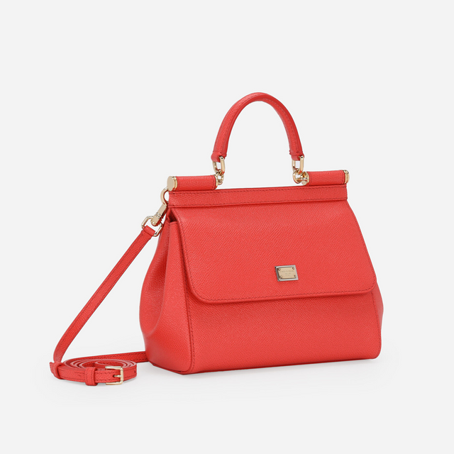 Sicily Medium Handbag in Orange