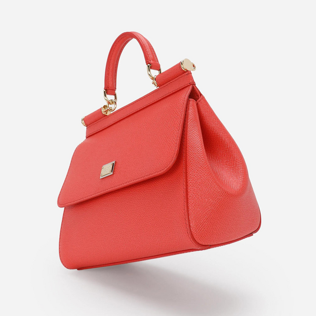 Sicily Medium Handbag in Orange