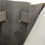 Hermes Kelly Handbag Grey Evercolor with Gold Hardware 28