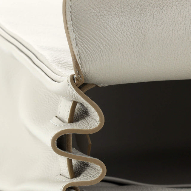 Hermes Kelly Handbag Grey Evercolor with Gold Hardware 28