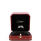 Cartier Vintage C de Cartier Ring 18K White Gold with Diamonds