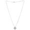 Van Cleef & Arpels Vintage Alhambra Pendant Necklace 18K White Gold and Diamonds
