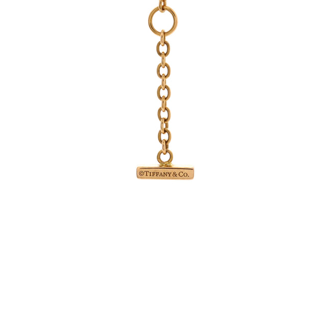 Tiffany & Co. T Smile Chain Bracelet 18K Rose Gold Medium