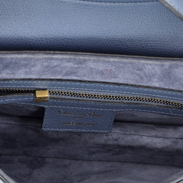 Christian Dior Saddle Handbag Leather Medium