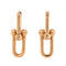 Tiffany & Co. Hardwear Link Earrings 18K Rose Gold Large