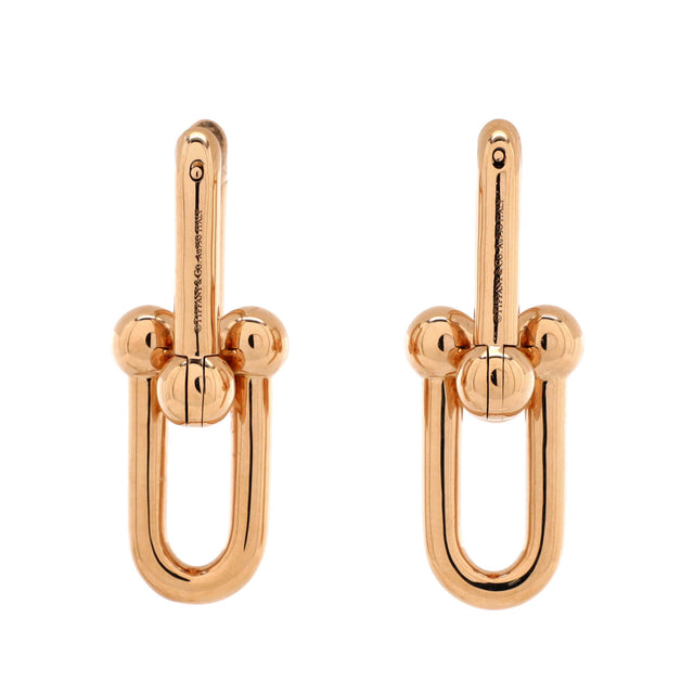 Tiffany & Co. Hardwear Link Earrings 18K Rose Gold Large