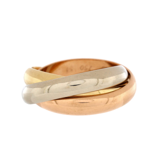 Cartier Trinity Ring 18K Tricolor Gold Medium