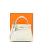 Hermes Kelly Handbag Light Togo with Palladium Hardware 25