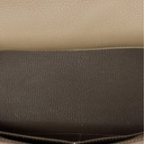 Hermes Kelly Handbag Grey Togo with Palladium Hardware 25