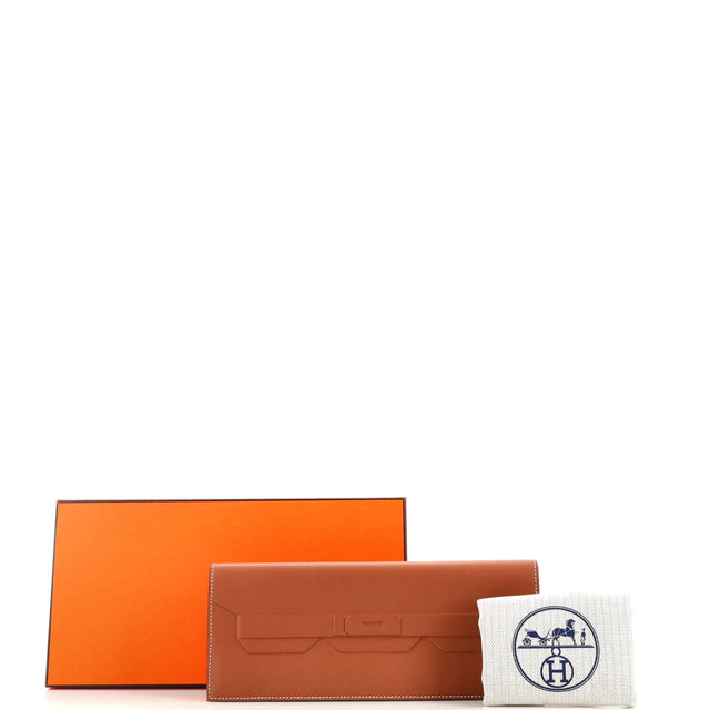 Hermes Shadow Clutch Swift Long